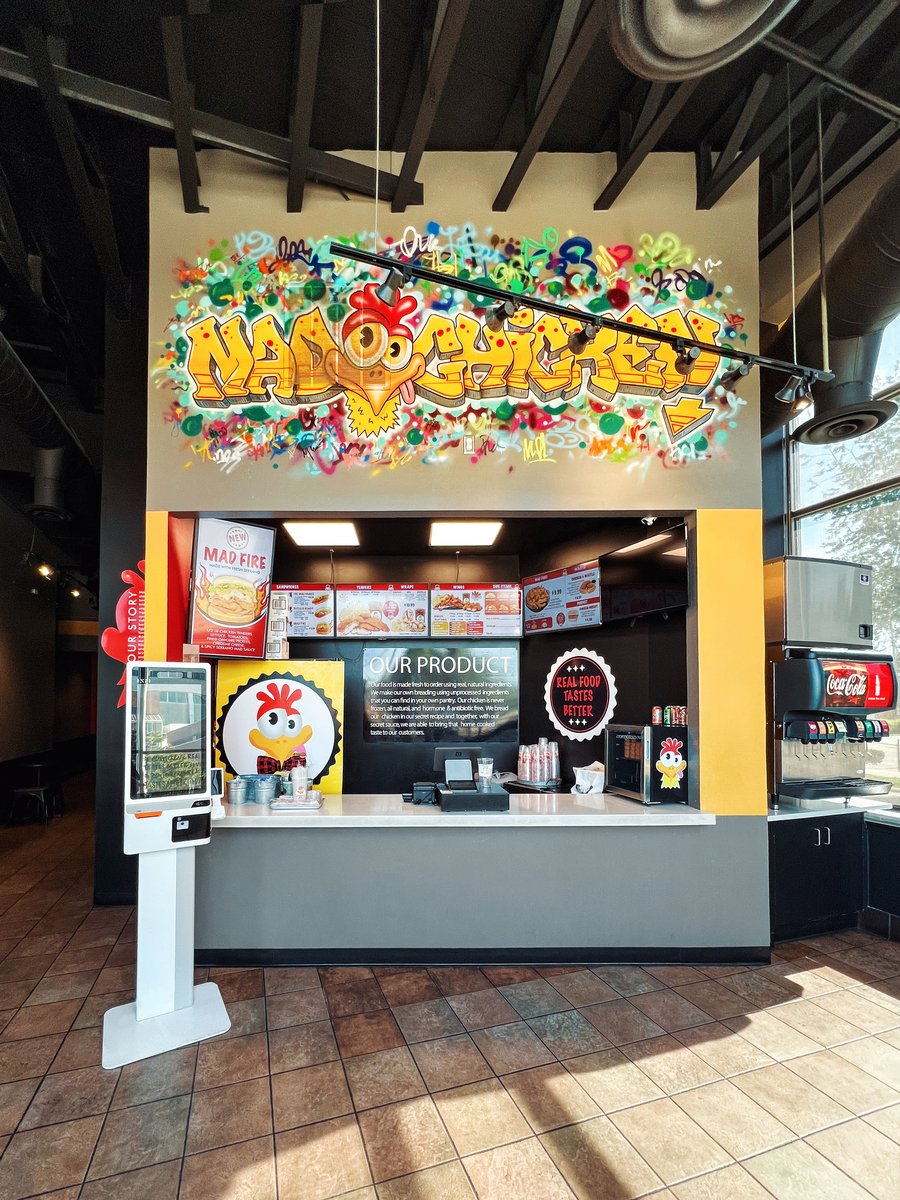 Mad Chicken order counter